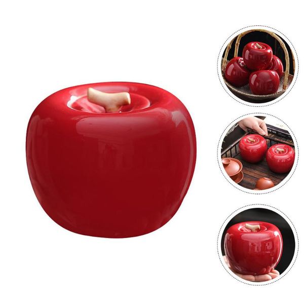 party decoration 1pc lovely apple tea can exquisite ceramic canister decorative container
party decoration 1pc lovely apple tea can exquisite ceramic canister decorative container
