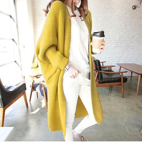 women's vests mid-length cardigan women korean loose bat sleeve sweater autumn pocket women's jacket vest, Black;white
women's vests mid-length cardigan women korean loose bat sleeve sweater autumn pocket women's jacket vest, Black;white