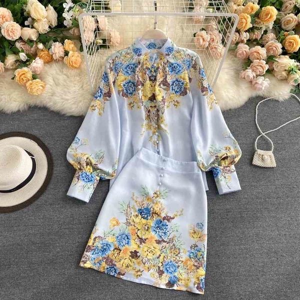 french retro print lapel puff sleeve loose shirt + high waist slim skirt age reduction suit women 210525, White
french retro print lapel puff sleeve loose shirt + high waist slim skirt age reduction suit women 210525, White