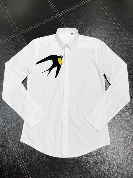 mens designer shirts brand clothing men long sleeve dress shirt hip hop style cotton 1030, White;black
mens designer shirts brand clothing men long sleeve dress shirt hip hop style cotton 1030, White;black