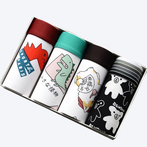 underpants 4pcs cartoon boxer shorts men's underwear printing bpbreathable comfortable pants elastic short, Black;white
underpants 4pcs cartoon boxer shorts men's underwear printing bpbreathable comfortable pants elastic short, Black;white