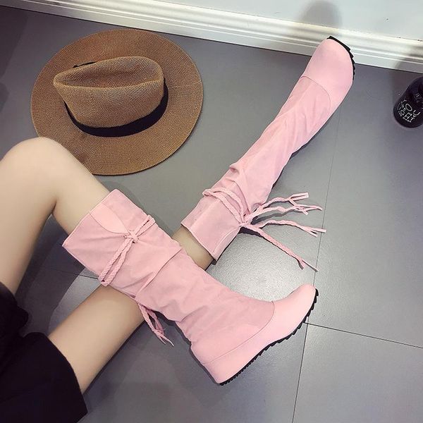 boots beautiful long knee-high knigh for women height increasing fringe motorcycle botas mujer winter tassel slip on shoes, Black
boots beautiful long knee-high knigh for women height increasing fringe motorcycle botas mujer winter tassel slip on shoes, Black