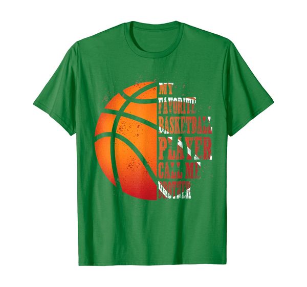 my favorite basketball player calls me brother t-shirt, White;black