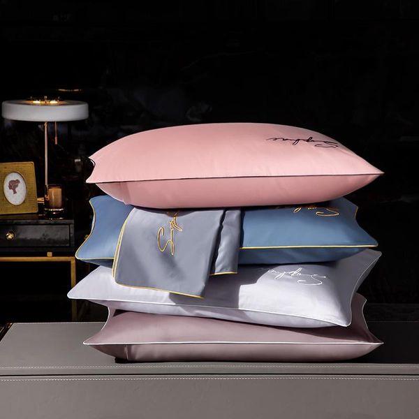 pillow case 60 long-staple cotton embroidered pillowcase solid color single student el soft and comfortable sleeping 48*74cm
pillow case 60 long-staple cotton embroidered pillowcase solid color single student el soft and comfortable sleeping 48*74cm