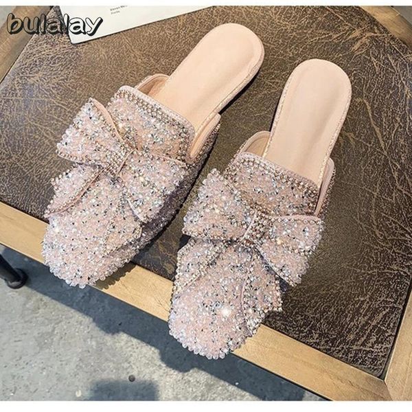 women mules slippers rhinestone butterfly shoes summer ladies sandals flats comfort female fashion, Black
women mules slippers rhinestone butterfly shoes summer ladies sandals flats comfort female fashion, Black