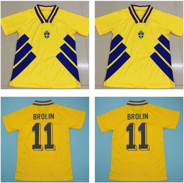 retro 1994 sweden soccer jersey 94 dahlin brolin larsson ingesson classic vintage football shirts calcio ibrahimovic 10 berg hgd, Black;yellow
retro 1994 sweden soccer jersey 94 dahlin brolin larsson ingesson classic vintage football shirts calcio ibrahimovic 10 berg hgd, Black;yellow