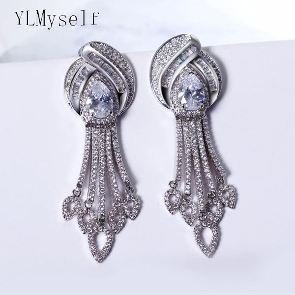 dangle & chandelier large earrings gold and white color setting bright cubic zirconia women jewelry for bridal wedding party, Silver
dangle & chandelier large earrings gold and white color setting bright cubic zirconia women jewelry for bridal wedding party, Silver