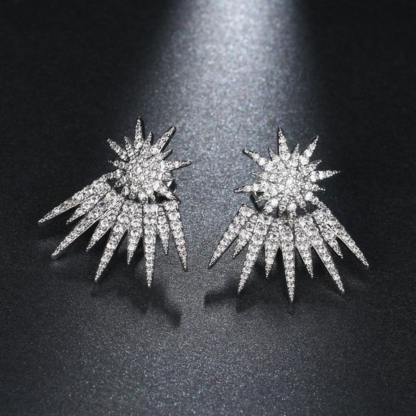 eco-friendly beautiful silver color earrings for women micro paved cz earring girls and stud, Golden;silver
eco-friendly beautiful silver color earrings for women micro paved cz earring girls and stud, Golden;silver