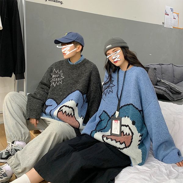 loose cartoon men's jackets t-shirt with round ne autumn lovers' fashion casual sweater, Black;brown
loose cartoon men's jackets t-shirt with round ne autumn lovers' fashion casual sweater, Black;brown