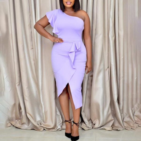 ethnic clothing summer 2021 europe america commute solid color one shoulder ruffle split fork high waist temperament women's dress, Red
ethnic clothing summer 2021 europe america commute solid color one shoulder ruffle split fork high waist temperament women's dress, Red