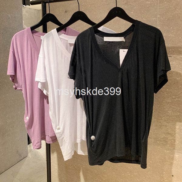 women's t-shirt 6322 ir0 niche trend spring and summer v-neck loose versatile thin breathable short sleeve t-shirt women's fashion, White
women's t-shirt 6322 ir0 niche trend spring and summer v-neck loose versatile thin breathable short sleeve t-shirt women's fashion, White
