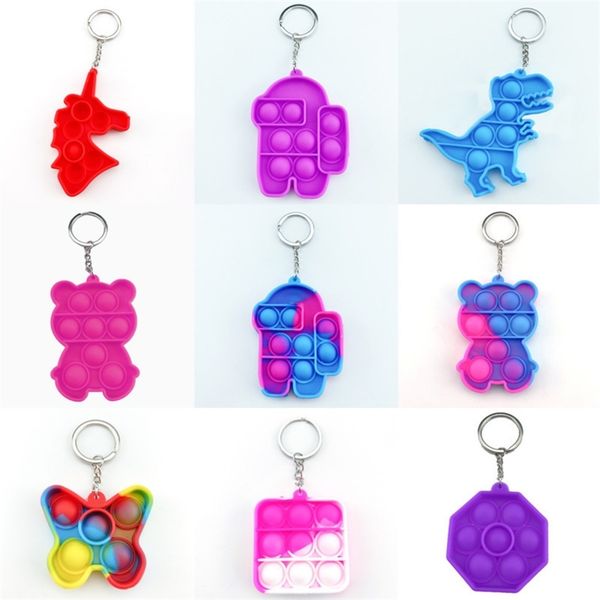 push bubble sensory finger toy keychain poo its poppers simple stress reliever silicone toys rainbow tie-dye backpack pendant kids reward gi
push bubble sensory finger toy keychain poo its poppers simple stress reliever silicone toys rainbow tie-dye backpack pendant kids reward gi