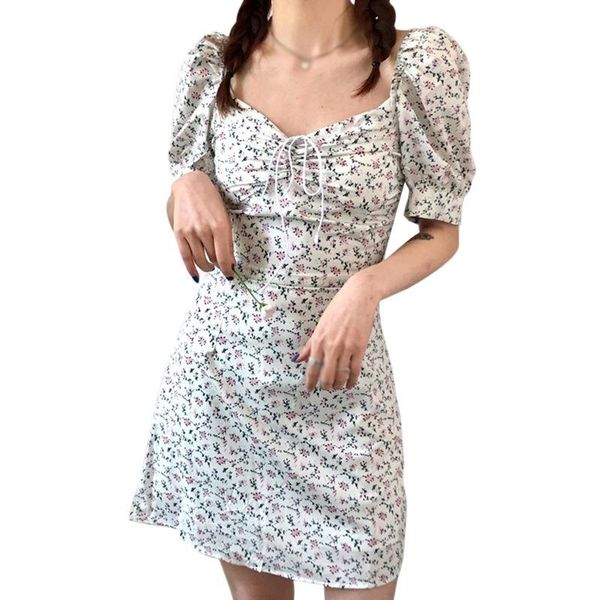 women's retro floral square collar puff short sleeve backless dress 2021 summer bodycon elegant party dress/ casual dresses, Black;gray
women's retro floral square collar puff short sleeve backless dress 2021 summer bodycon elegant party dress/ casual dresses, Black;gray