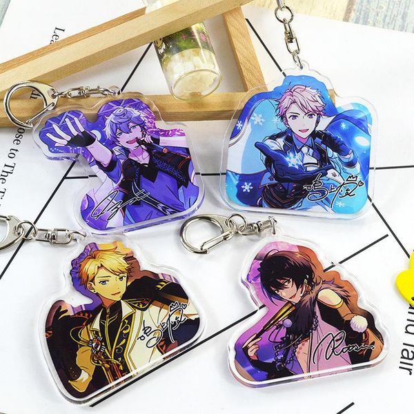 keychains game ensemble stars valkyrie mika kagehira syu itsuki key holder keychain double print keyrings portachiavi pendant llavero, Silver
keychains game ensemble stars valkyrie mika kagehira syu itsuki key holder keychain double print keyrings portachiavi pendant llavero, Silver