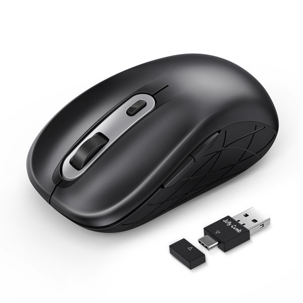 jellycomb ms048 type-c & usb wireless computer mice ,silent ergonomic mouse with 3 dpi for mac os windows laptop
jellycomb ms048 type-c & usb wireless computer mice ,silent ergonomic mouse with 3 dpi for mac os windows laptop