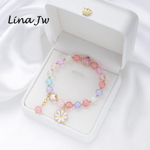 link, chain lina jw glass 8mm bead bracelet on hand fashion jewelry for women party bangle gift birthday wristlet femme, Black
link, chain lina jw glass 8mm bead bracelet on hand fashion jewelry for women party bangle gift birthday wristlet femme, Black