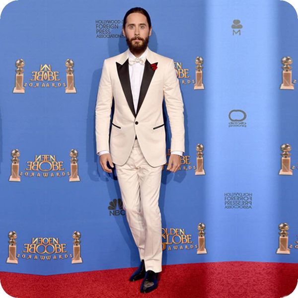 men's suits & blazers custom made ivory men groom wedding tuxedo black peaked lapel man blazer 2piece coat pants costume homme mar, White;black
men's suits & blazers custom made ivory men groom wedding tuxedo black peaked lapel man blazer 2piece coat pants costume homme mar, White;black
