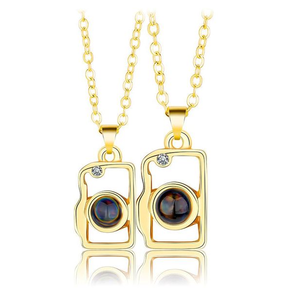 pendant necklaces 100 languages i love you projection necklace wedding with camera shaped 2 pcs magnetic couple, Silver
pendant necklaces 100 languages i love you projection necklace wedding with camera shaped 2 pcs magnetic couple, Silver