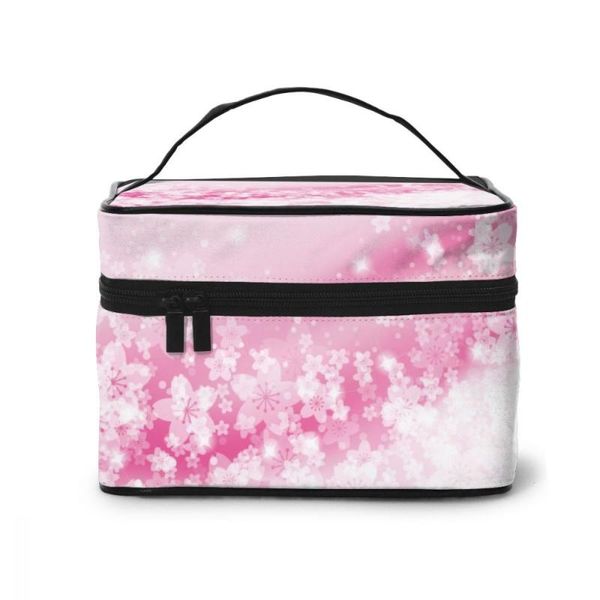 women cosmetic bag makeup case cherry blossoms pink print make up storage pouch toiletry beauty wash bags & cases
women cosmetic bag makeup case cherry blossoms pink print make up storage pouch toiletry beauty wash bags & cases