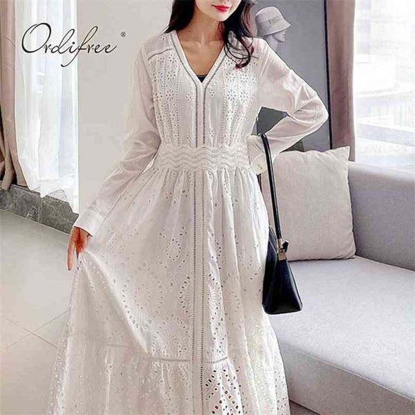 autumn women white lace dress long sleeve hollow out tunic party maxi vacation 210513, Black;gray
autumn women white lace dress long sleeve hollow out tunic party maxi vacation 210513, Black;gray