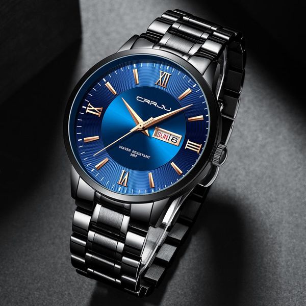 wristwatches 2021 crrju fashion mens watches stainless steel 30m waterproof quartz watch men army military date week displa, Slivery;brown
wristwatches 2021 crrju fashion mens watches stainless steel 30m waterproof quartz watch men army military date week displa, Slivery;brown
