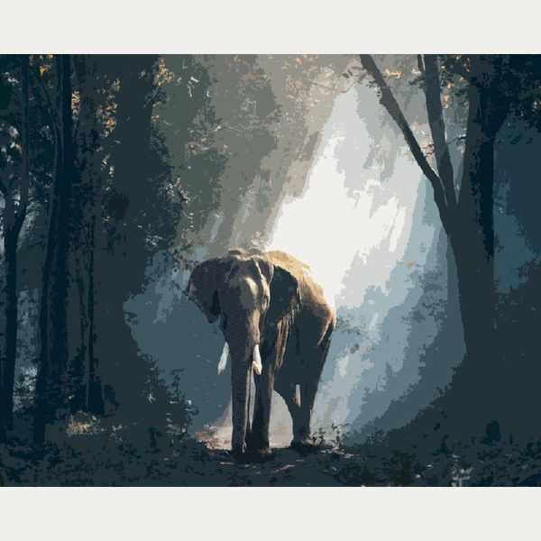 paintings by numbers diy dark forest elephant animals coloring paint home decoration canvas painting for living room artwork
paintings by numbers diy dark forest elephant animals coloring paint home decoration canvas painting for living room artwork