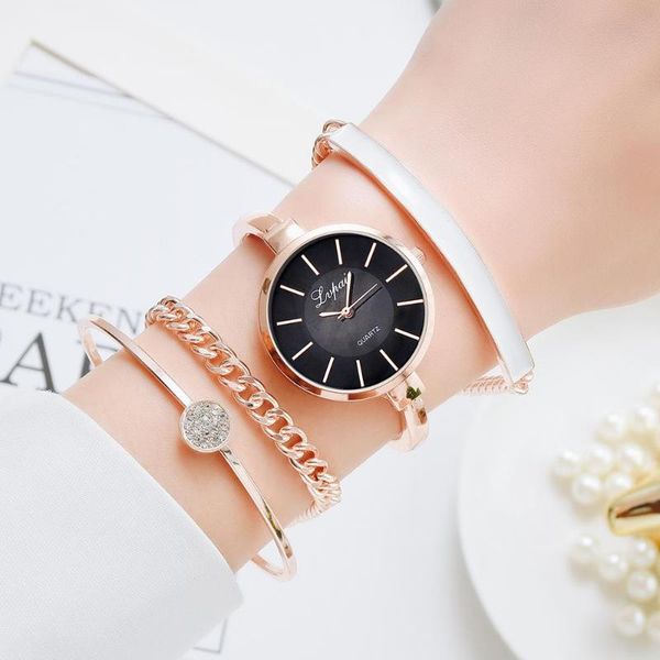 wristwatches lvpai brand women bracelet watches set fashion dress ladies wrist watch luxury rose gold quartz montre femme, Slivery;brown
wristwatches lvpai brand women bracelet watches set fashion dress ladies wrist watch luxury rose gold quartz montre femme, Slivery;brown