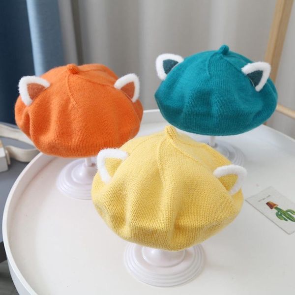 caps & hats korean style berets for born baby hat autumn winter knitted cap warm kids infant bonnets lovely children accessories, Yellow
caps & hats korean style berets for born baby hat autumn winter knitted cap warm kids infant bonnets lovely children accessories, Yellow