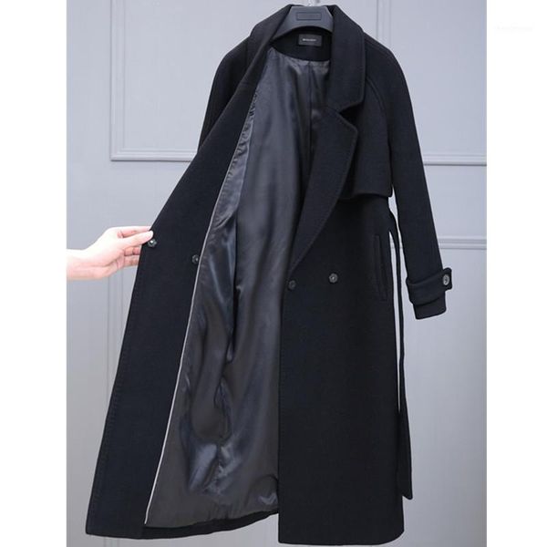 women's wool & blends korean style 2021 winter women windbreaker coat loose black turn down collar long overcoat warm slim female woole
women's wool & blends korean style 2021 winter women windbreaker coat loose black turn down collar long overcoat warm slim female woole