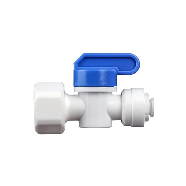 1/2" female thread - 1/4" ball valve backwash controlled 6.5mm ro fitting pe pipe quick connector water filter parts
1/2" female thread - 1/4" ball valve backwash controlled 6.5mm ro fitting pe pipe quick connector water filter parts
