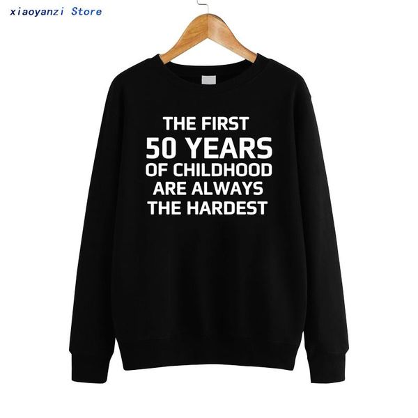 women's hoodies & sweatshirts the first 50 years of childhood women cotton pullovers funny woman ot-871, Black
women's hoodies & sweatshirts the first 50 years of childhood women cotton pullovers funny woman ot-871, Black