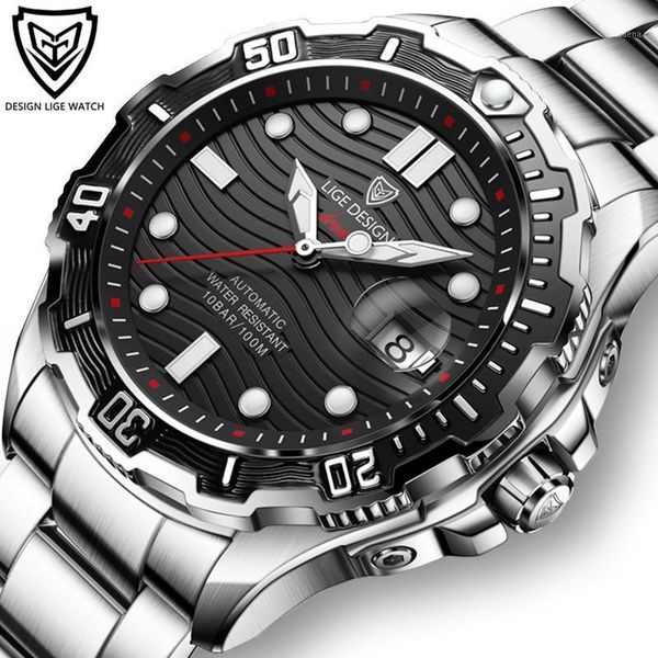 fashion design diving mechanical watches mens waterproof automatic men watch wristwatch stainless steel clock wristwatches, Slivery;brown
fashion design diving mechanical watches mens waterproof automatic men watch wristwatch stainless steel clock wristwatches, Slivery;brown