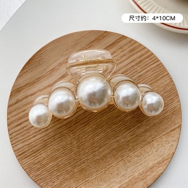o1y net red clipslarge korean elegant temperament shark clip back of head pearl pearlhairpin korean fixed hair claw barrettes, Golden;silver
o1y net red clipslarge korean elegant temperament shark clip back of head pearl pearlhairpin korean fixed hair claw barrettes, Golden;silver