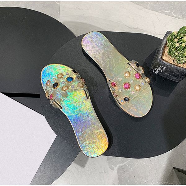 women summer rhinestone slippers woman transparent colorful ladies flats slides bling new open toe female elegant casual shoes fgh5tu56kmhgm, Black
women summer rhinestone slippers woman transparent colorful ladies flats slides bling new open toe female elegant casual shoes fgh5tu56kmhgm, Black