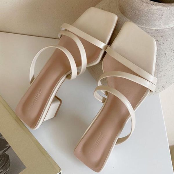 slippers solid chunky med heels slides woman open toe slip on beach gladiator sandals shoes women flipflop narrow band mujer2021, Black
slippers solid chunky med heels slides woman open toe slip on beach gladiator sandals shoes women flipflop narrow band mujer2021, Black