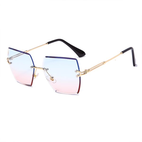 luxury designer sunglasses fashion rimless brand women metal square sun glasses uv400 shades eyewear oculos gafas de sol 0622, White;black
luxury designer sunglasses fashion rimless brand women metal square sun glasses uv400 shades eyewear oculos gafas de sol 0622, White;black
