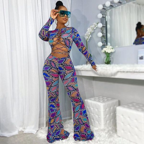 women's one-piece printed jumpsuits front hollowed bandage design long sleeve and flared pants bodycon rompers &, Black;white
women's one-piece printed jumpsuits front hollowed bandage design long sleeve and flared pants bodycon rompers &, Black;white