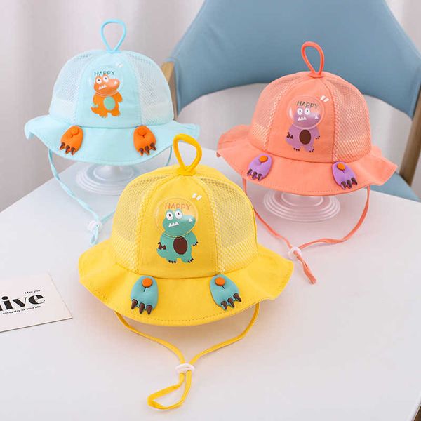 children hat summer half net men and women fisherman baby cute super dinosaur sun, Yellow
children hat summer half net men and women fisherman baby cute super dinosaur sun, Yellow