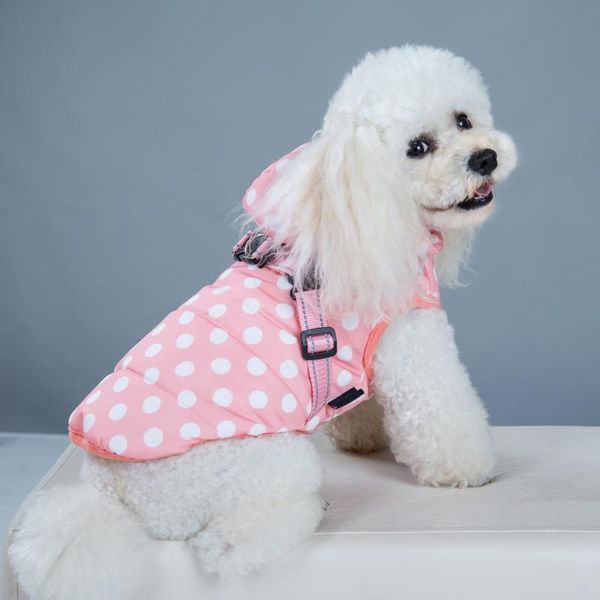 dog apparel preety dot winter clothes with durable chest strap harness pet sleeveless cotton padded vest jacket
dog apparel preety dot winter clothes with durable chest strap harness pet sleeveless cotton padded vest jacket