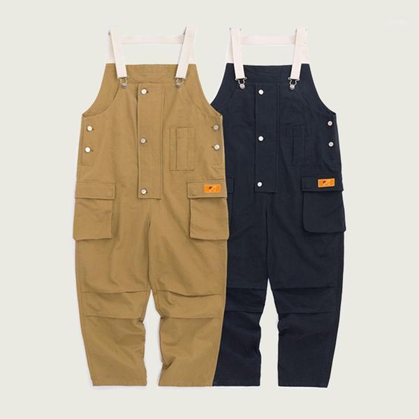 jumpsuit mens joggers pants street ins fashion hip hop couple loose straight pocket men's overalls casual trousers streetwear1, Black
jumpsuit mens joggers pants street ins fashion hip hop couple loose straight pocket men's overalls casual trousers streetwear1, Black