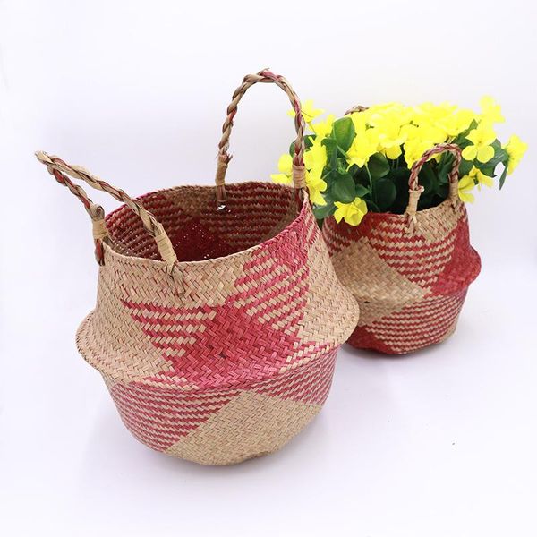 storage bags retro pastoral style basket pure natural seaweed hand-woven home decoration daily flower pot straw woven
storage bags retro pastoral style basket pure natural seaweed hand-woven home decoration daily flower pot straw woven