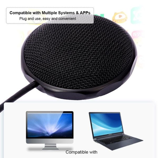 microphones usb omni-directional condenser computer mic for business conference live broadcasting pc lappickup
microphones usb omni-directional condenser computer mic for business conference live broadcasting pc lappickup