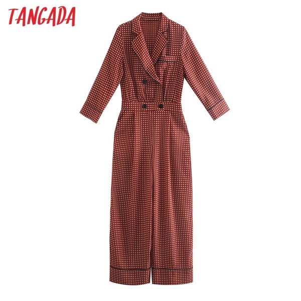 women red print jumpsuit long sleeve pocket buttons female casual 5z06 210416, Black;white
women red print jumpsuit long sleeve pocket buttons female casual 5z06 210416, Black;white