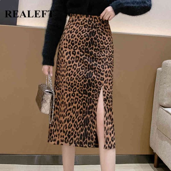 autumn winter vintage leopard printed women long skirts front split high waist chic a-line wrap female 210428, Black
autumn winter vintage leopard printed women long skirts front split high waist chic a-line wrap female 210428, Black