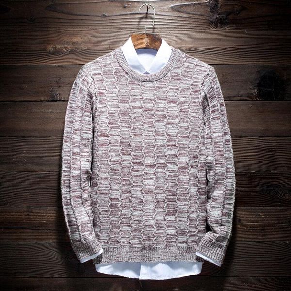 men's sweaters sweater loose korean version winter leisure trend knitted bottomed shirt wear, White;black 
men's sweaters sweater loose korean version winter leisure trend knitted bottomed shirt wear, White;black