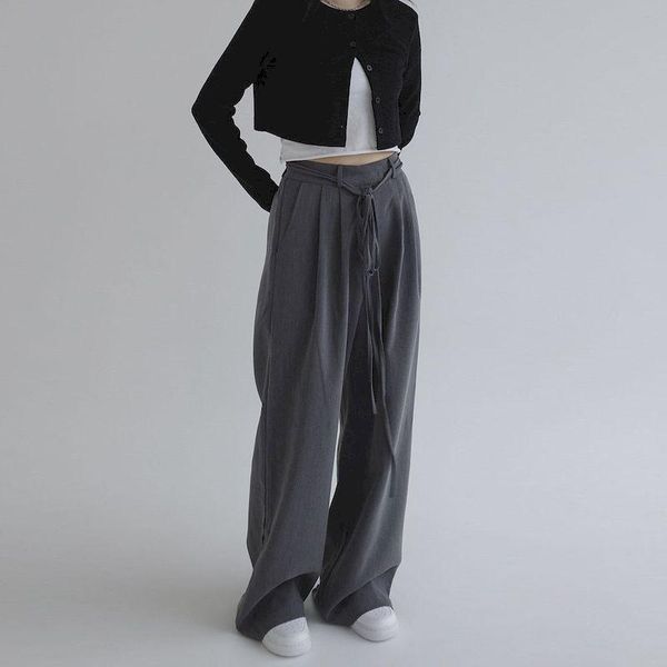 women's pants & capris korean blazer wide-legged straight mopping summer autumn casual high-waist loose streetwear bottoms, Black;white
women's pants & capris korean blazer wide-legged straight mopping summer autumn casual high-waist loose streetwear bottoms, Black;white