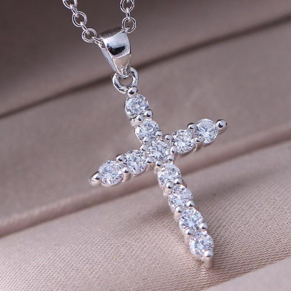 pendant necklaces full crystal cross pendants silver-plate chain necklace female choker fashion jewelry gifts for women girls wholesale
pendant necklaces full crystal cross pendants silver-plate chain necklace female choker fashion jewelry gifts for women girls wholesale