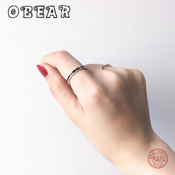 cluster rings obear 100% 925 sterling silver ring black double-sided epoxy for women jewelry fashion simple gift, Golden;silver
cluster rings obear 100% 925 sterling silver ring black double-sided epoxy for women jewelry fashion simple gift, Golden;silver