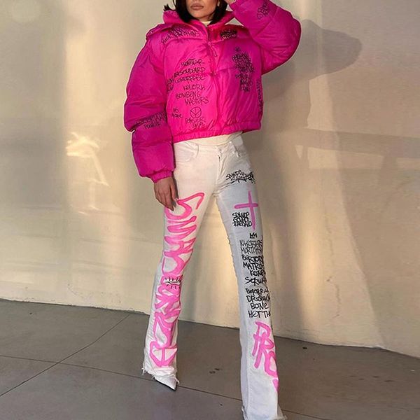 women's pants & capris fashion women bootcut with pockets, white letters printed pattern high waist trousers, s/ / l, Black;white
women's pants & capris fashion women bootcut with pockets, white letters printed pattern high waist trousers, s/ / l, Black;white