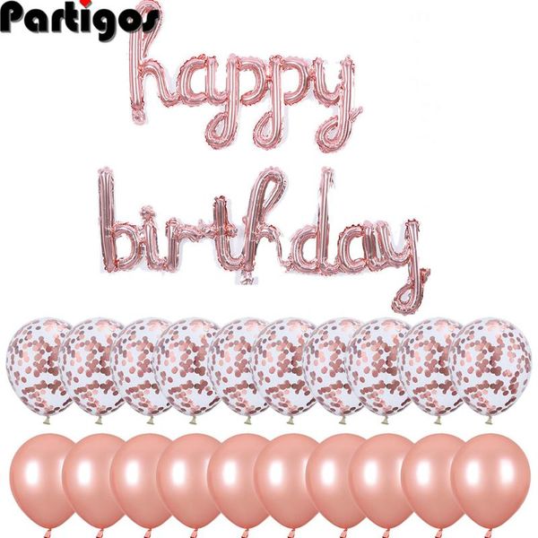 party decoration 1set happy birthday balloon banner decorations rose gold foil letter with 20pcs latex balloons
party decoration 1set happy birthday balloon banner decorations rose gold foil letter with 20pcs latex balloons